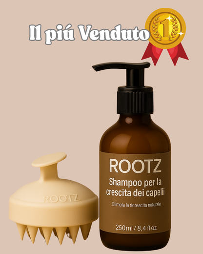 ROOTZ – Champù para crecimiento natural rápido y cabello más fuerte
