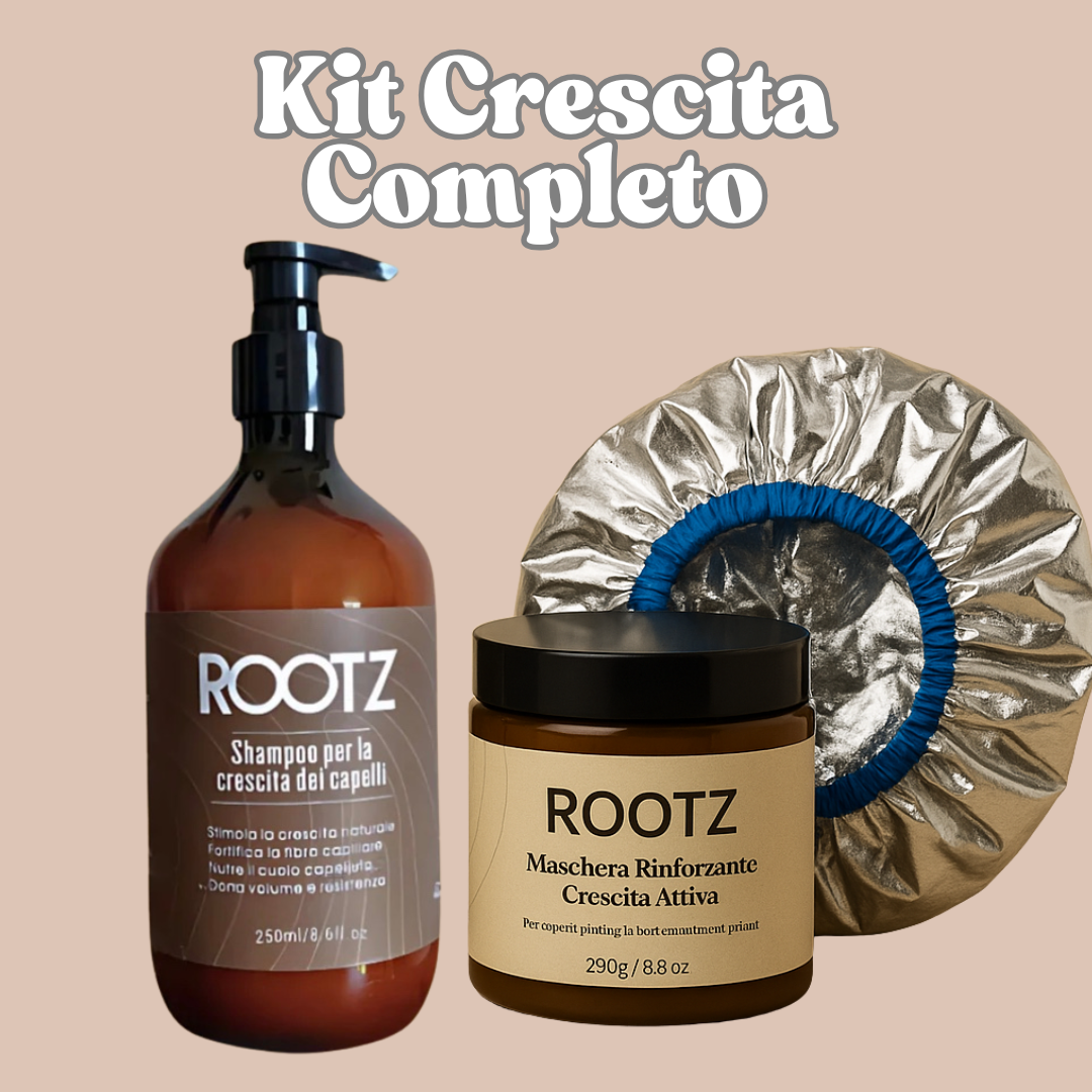 Kit Shampoo + Maschera - Capelli piú folti e sani sin dalle prime settimane!
