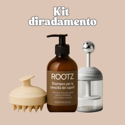 Kit de crecimiento extremo: Champú de crecimiento + Shampooccino de rootz (Emulsionante)
